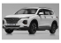 Academy maquette voiture 15135 Hyundai Santa Fe 2018 1/24