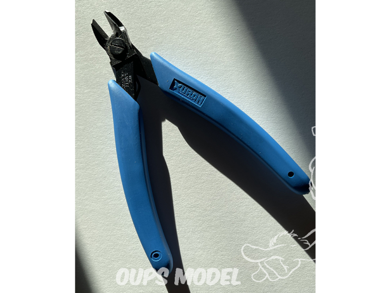 Xuron outillage maquette 9100F Pince coupante à tête ovale Micro-Shear® avec clip de retenue de fil