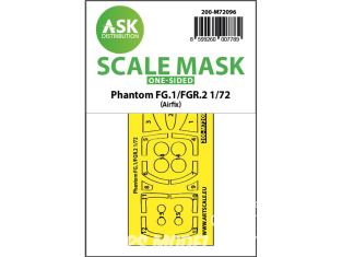 ASK Art Scale Kit Mask M72096 Phantom FG.1/FGR.2 Airfix Recto 1/72