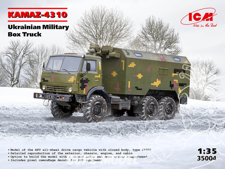 Icm maquette militaire 35004 KAMAZ-4310 Ukrainien 1/35