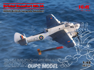 Icm maquette avion 48315 Bristol Beaufort Mk.IA 1/48