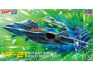 Hasegawa maquette 65887 YF-21 avec booster Fast Pack & Fold "Macross Plus" 1/72