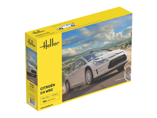 Heller maquette voiture 80756 Citroen C4 WRC 1/24