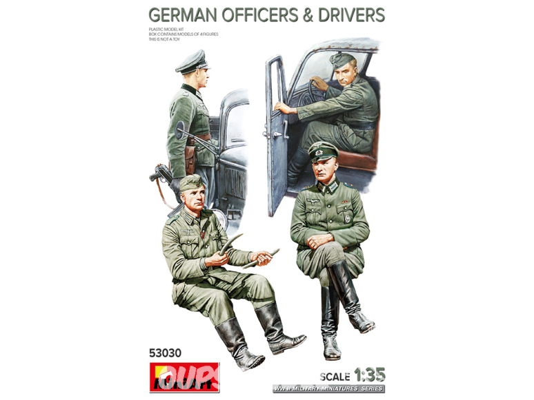 Mini Art maquette militaire 53030 Officiers et chauffeurs allemands 1/35