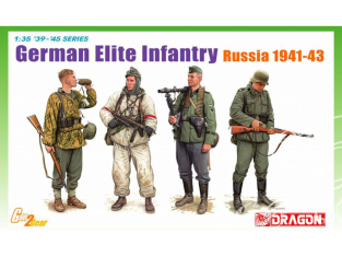 DRAGON maquette militaire 6707 German Elite Infantry Russia 1941-43 1/35