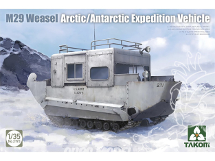 Takom maquette militaire 2193 M29C Weasel Véhicule d'expédition Arctique / Antarctique 1/35