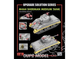 Rye Field Model maquette militaire 2079 Set amélioration M4A4 Sherman char moyen 1/35