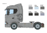 italeri maquette camion 3971 Scania S770 4x2 Normal Roof &quot;Grey Cab&quot; 1/24