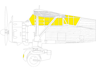 Eduard Express Mask EX1109 Lysander Mk.I/II TFace Airfix 1/48