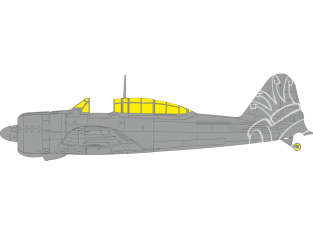 Eduard Express Mask EX1112 A6M2-K TFace Eduard 1/48