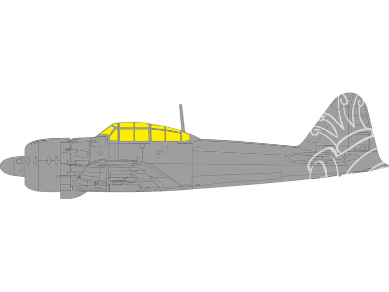 Eduard Express Mask EX1113 A6M5 Zero TFace Eduard 1/48