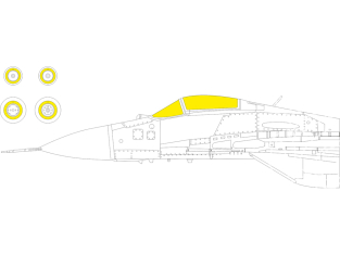 Eduard Express Mask CX690 MiG-29 9-13 Great Wall Hobby 1/72