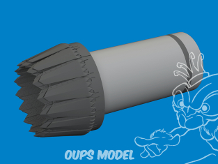 Eduard kit d'amelioration avion brassin Print 6481087 Tuyère F-35C Tamiya 1/48