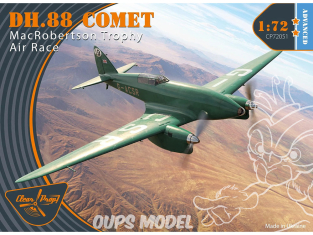 Clear Prop maquette avion CP72051 DH.88 Comet Trophée MacRobertson Course aérienne ADVANCED KIT 1/72