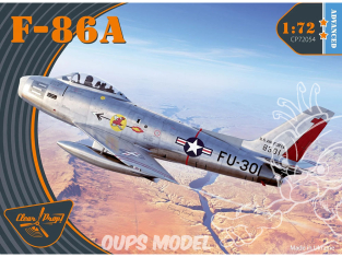 Clear Prop maquette avion CP72054 North American F-86A ADVANCED KIT 1/72