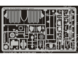 Eduard photodecoupe militaire 35424 Panther Ausf.A 1/35