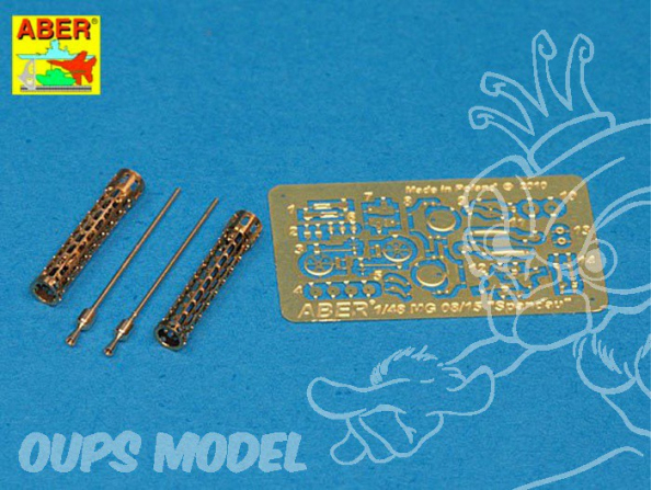 Aber A48040 set de 2 canons 7.9mm IMG 08/15 pour avions allemands WWI 1/48