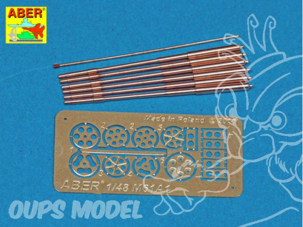 Aber A48050 set de canons pour 20mm M61A1 monté sur avions US moderne 1/48