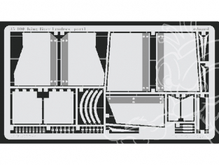 Eduard photodecoupe militaire 35400 Fenders King Tiger 1/35