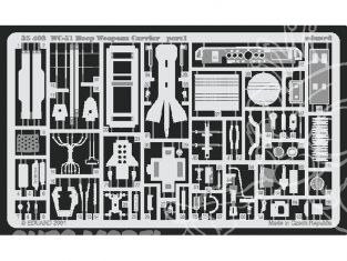 Eduard photodecoupe militaire 35403 WC-51 Beep Weapons Carrier 1/35