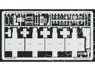 Eduard photodecoupe militaire 35410 Interieur S-10 SV Strela 1/35