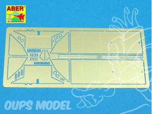 Aber 35A96 Petits réservoirs de carburant arrière pour T34/76 1/35