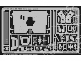Eduard photodecoupe militaire 35473 British 25 pounder Field Gun 1/35