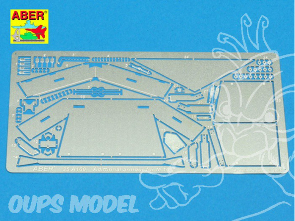 Aber 35A100 Blindage additionnel pour M10 1/35