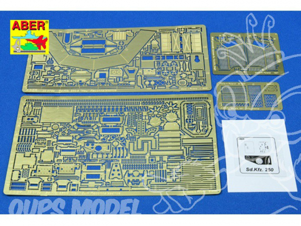 Aber 35075 kit amelioration Sd.Kfz.250/9 NEU 2cm Recon 1/35