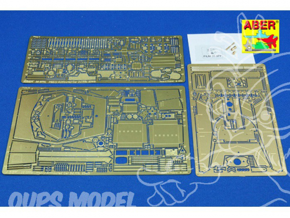 Aber 35077 kit amelioration Sd.kfz.234/3 aver gun 7.5cm 1/35