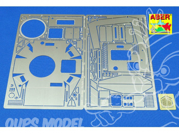 Aber 35064 kit amelioration Coque supérieure pour Panzer I Ausf.B pour Italeri et Zvezda 1/35