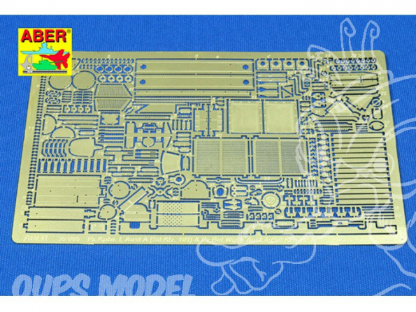 Aber 35065 kit amelioration Pz.Kpfw.I et Pz.Bef.Wg.I Ausf.A pour Italeri et Zvezda 1/35