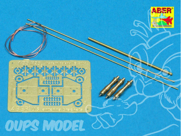 Aber R25 3 Antennes US avec support 1/35