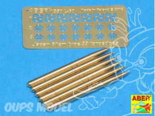 Aber 350L60 Set 6 de futs de canons 61cm type 93 pour Torpedoes Japonais 1/350