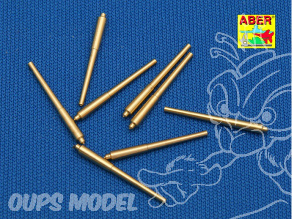 Aber 700L08 Set de 8 futs de canons 381mm pour Hood 1/700