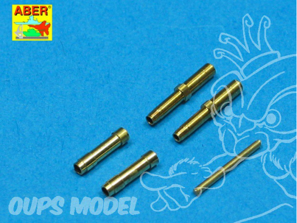 Aber A32010 set de 2 futs pour 30mm MK108 avec tube de soufle 1/32