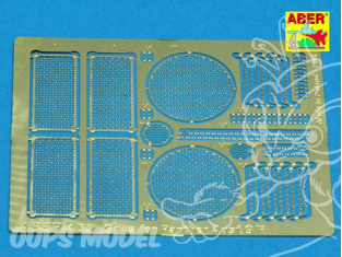 Aber 35G02 Grilles pour Panther Ausf. G/F Italeri et Tamiya 1/35