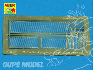 Aber 35G09 Grilles pour PzKpfw II ausf L Luchs (Sd.Kfz.123) 1/35