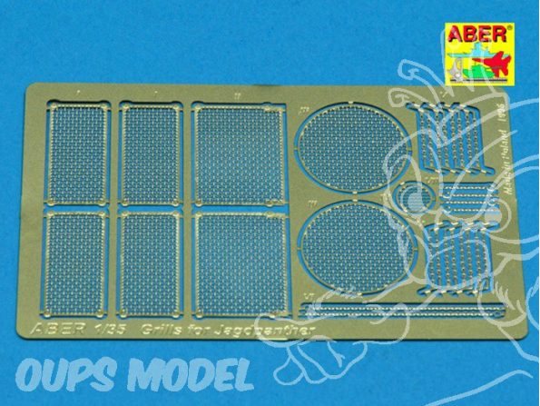 Aber 35G04 Grilles pour Jagd-Panther 1/35