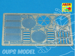 Aber 35G14 Grilles pour Sd.Kfz.171 Panther Ausf.G late Tamiya 1/35