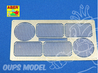 Aber 35G24 Grilles pour E-100 Trumpeter 1/35