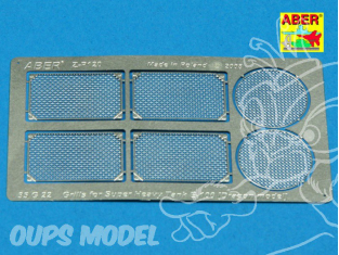 Aber 35G22 Grilles pour E-100 dragon 1/35