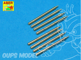 Aber A32109 set de 6 futs cal.50 (12,7mm) Browning M2 pour P47 Thunderbolt 1/32