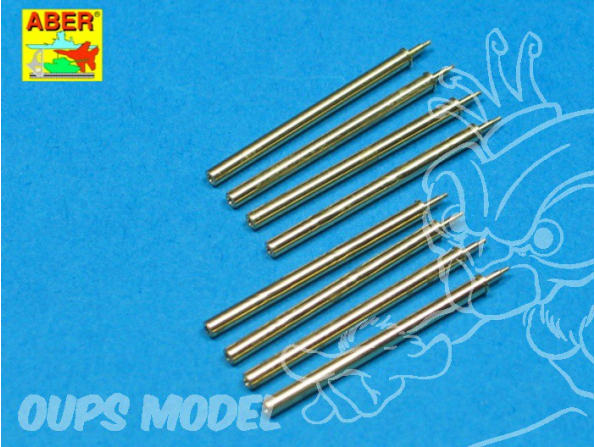 Aber A32109 set de 6 futs cal.50 (12,7mm) Browning M2 pour P47 Thunderbolt 1/32