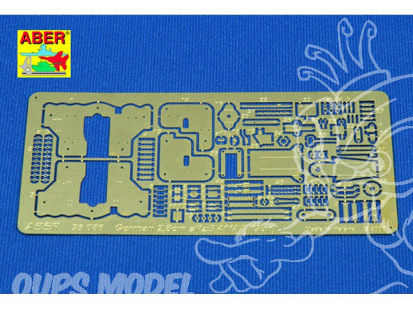 Aber 35086 kit amelioration pour Panzerbuchse 41 2,8cm sPzB 41 et partie pour Sd.Kfz.250 et 251 1/35