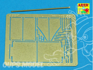 Aber 35A115 Protection des éclats d&39obus pour Panther Ausf.G 1/35