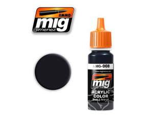 MIG peinture authentique 008 RAL7021 DUNKELGRAU (AK-704)