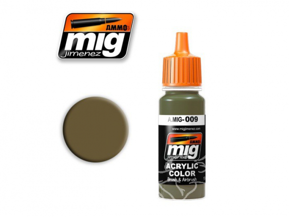 MIG peinture authentique 009 RAL7027 SANDGRAU (AK-701)