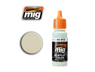 MIG peinture authentique 012 RAL7028 DUNKELGELB AUS 44 DG III (AK-714)