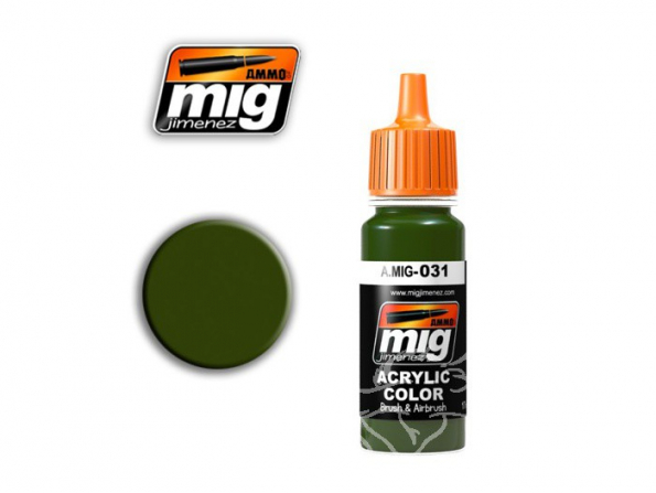 MIG peinture authentique 031 SPANISH GREEN-KHAKI (AK-736)